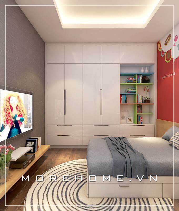 Tủ áo hiện đại kết hợp nhiều công năng